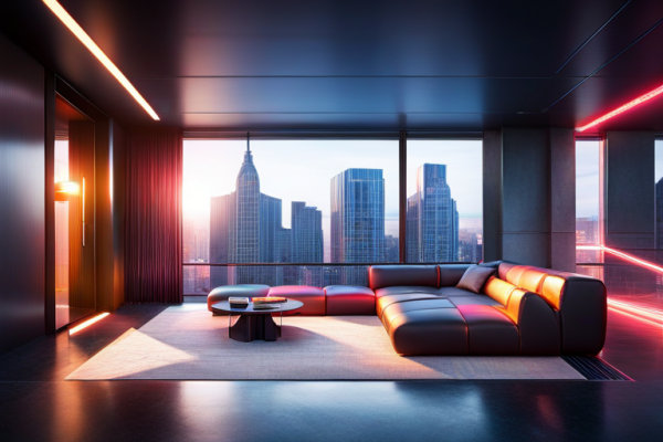 Cyberpunk Living Room