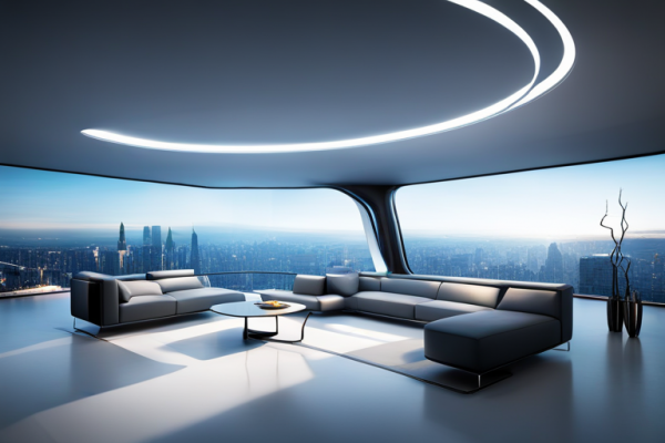 Futuristic Stellar Living Room