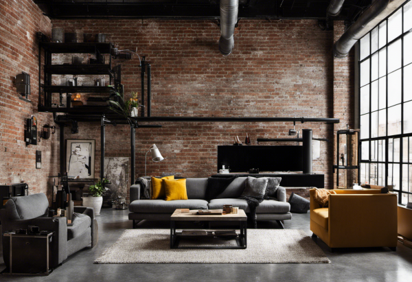 Industrial Living Room