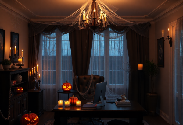 Halloween Home Office