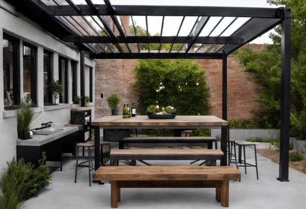 Industrial Outdoor Patio