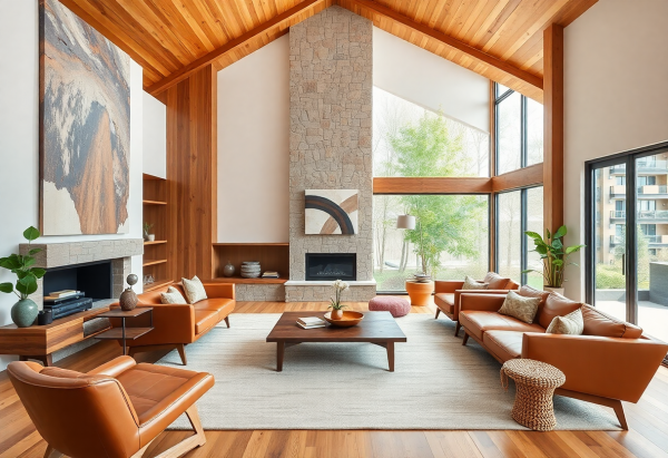 Mid-Century Modern Living Room