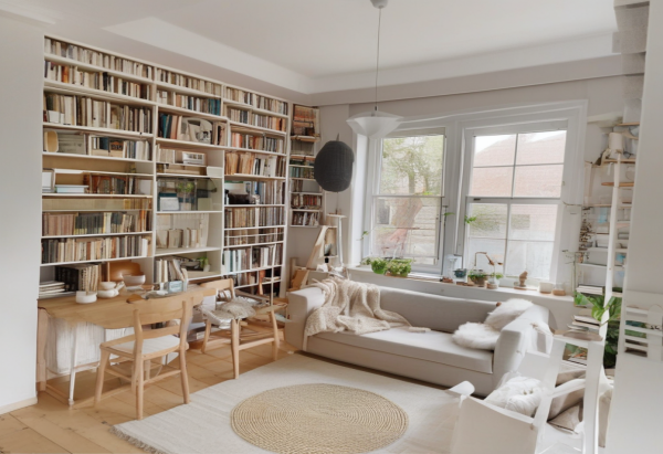 Scandinavian Home Library