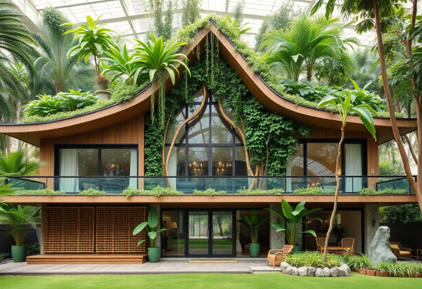 Biophilic House Exterior