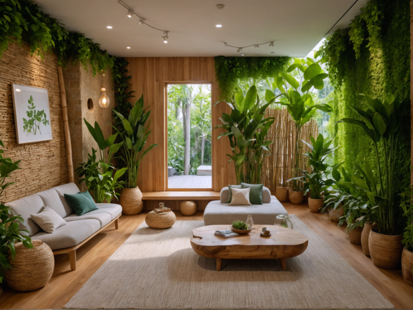 New Biophilic Living Room