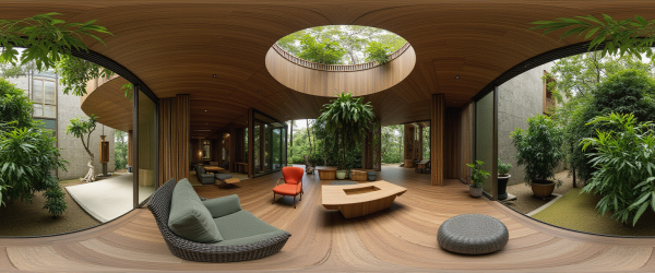 Biophilic Living Room