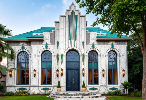 Art Deco House Exterior