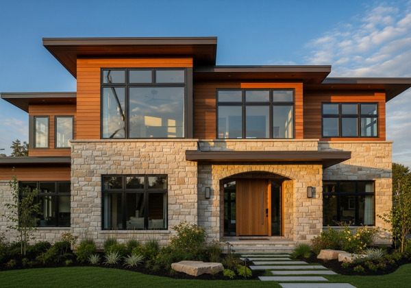Custom Style House Exterior