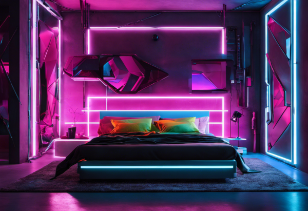 Cyberpunk Bedroom