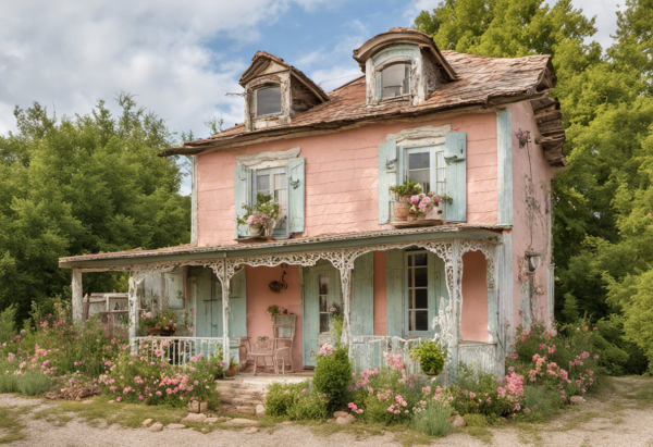 Shabby Chic House Exterior