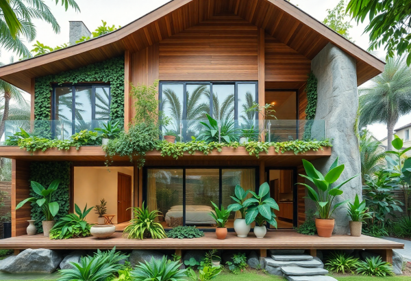 Biophilic House Exterior
