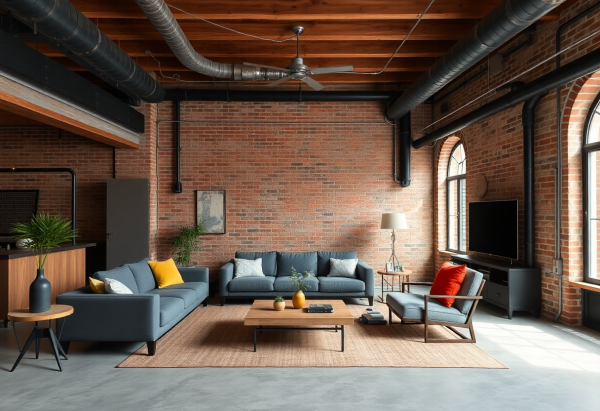 Industrial Living Room