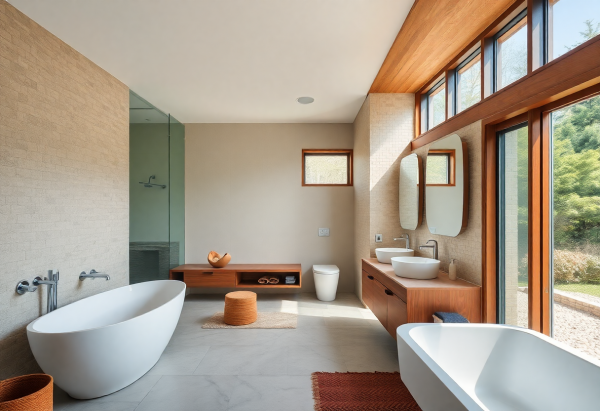 Mid-Century Modern Bathroom