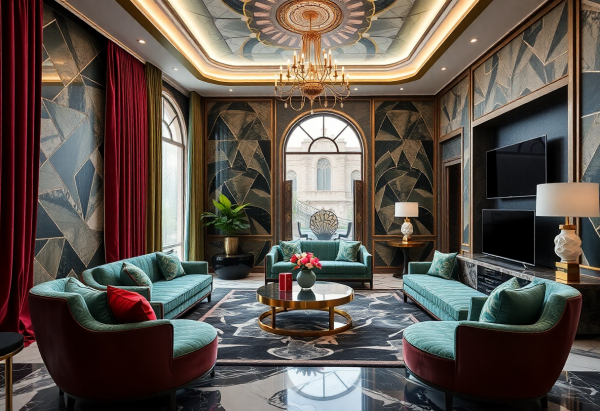 Art Deco Living Room