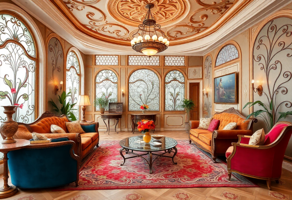 Art Noveau Living Room
