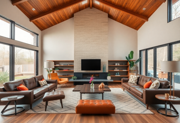 Mid-Century Modern Living Room