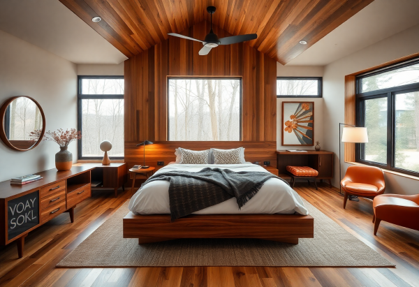 Mid-Century Modern Bedroom