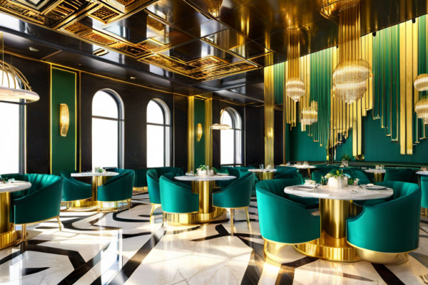 Art Deco Dining Area