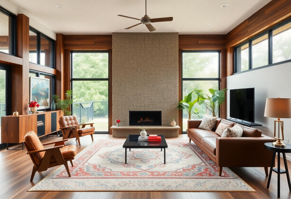 Mid-Century Modern Living Room