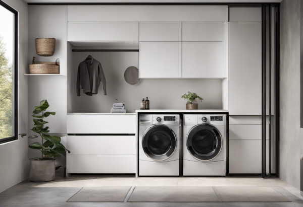 Minimalist Laundry Room