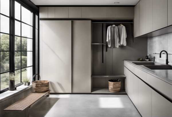 Minimalist Laundry Room