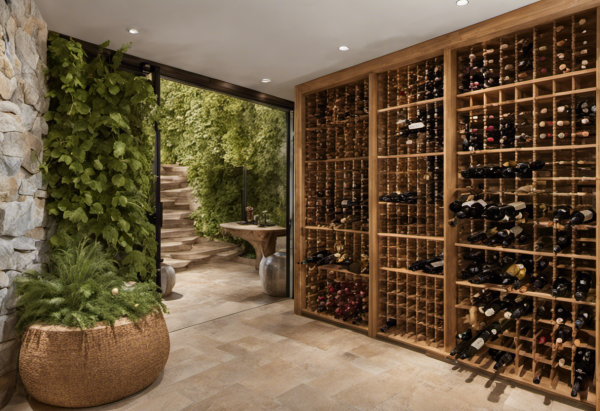 Biophilic Wine Cellar