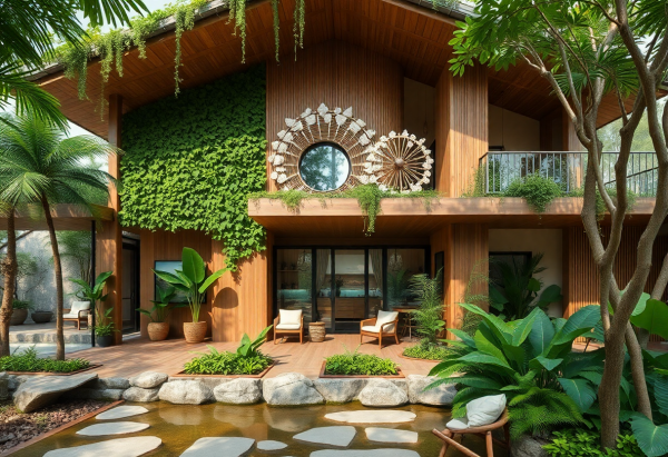 Biophilic House Exterior
