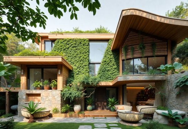 Biophilic House Exterior