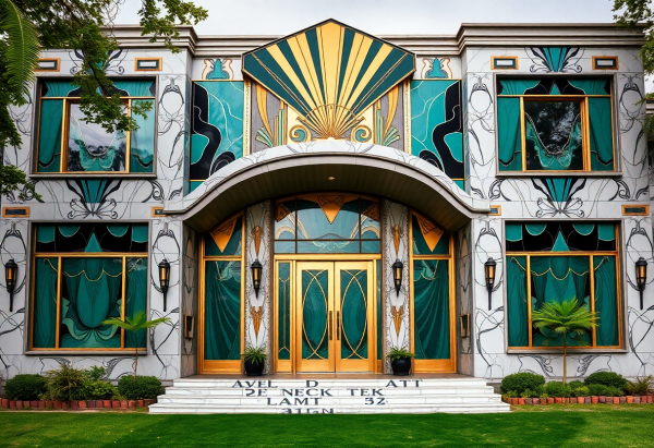 Art Deco House Exterior