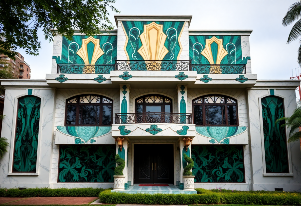 Art Deco House Exterior