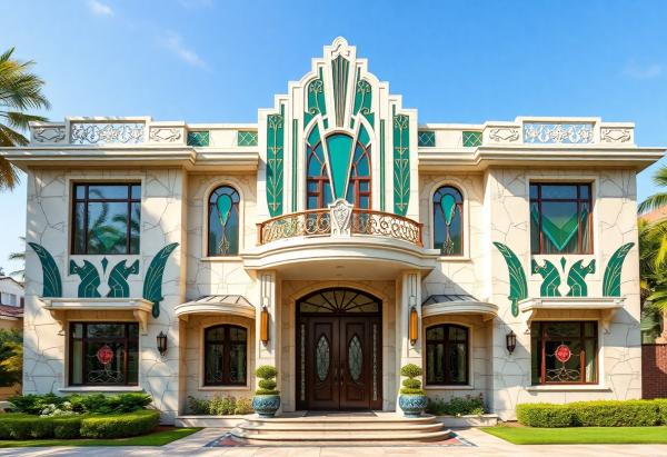 Art Deco House Exterior