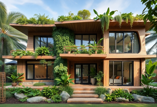 Biophilic House Exterior