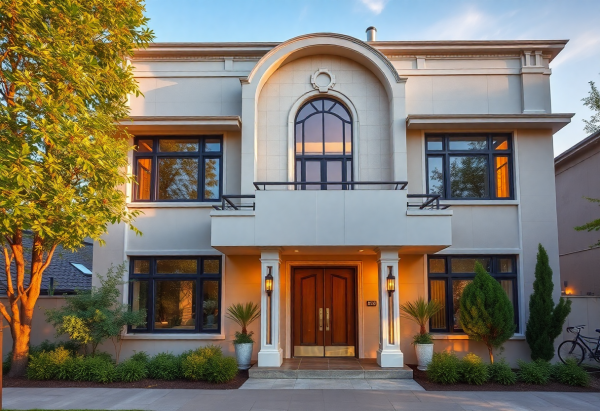 Art Deco House Exterior