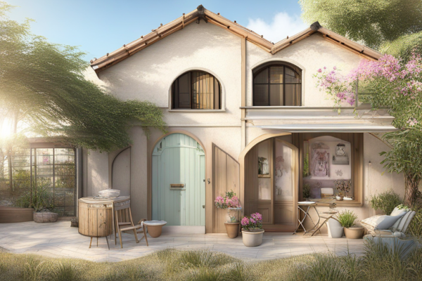 Shabby Chic House Exterior