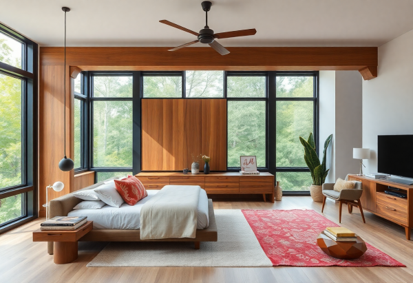 Mid-Century Modern Bedroom