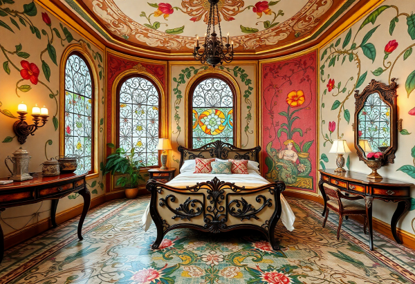 Art Noveau Bedroom