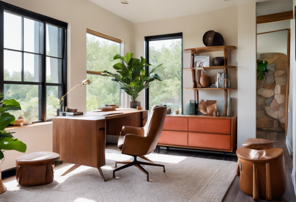 Mid-Century Modern Home Office