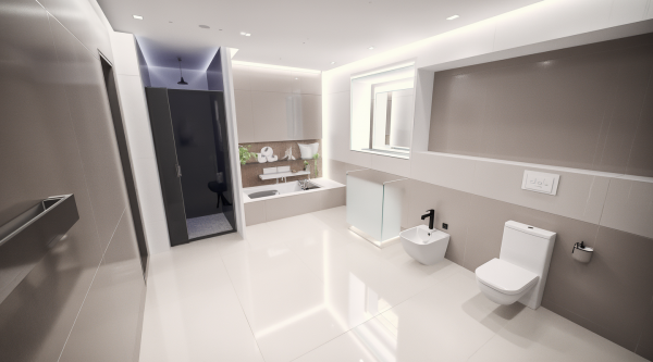 New Minimalist Bathroom