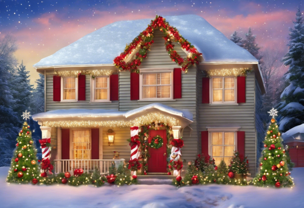 Christmas House Exterior