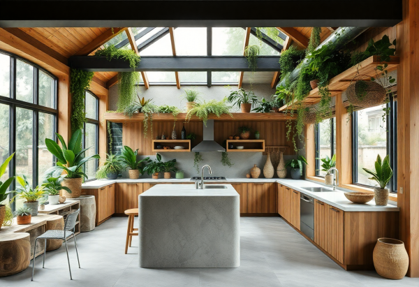 Biophilic Kitchen