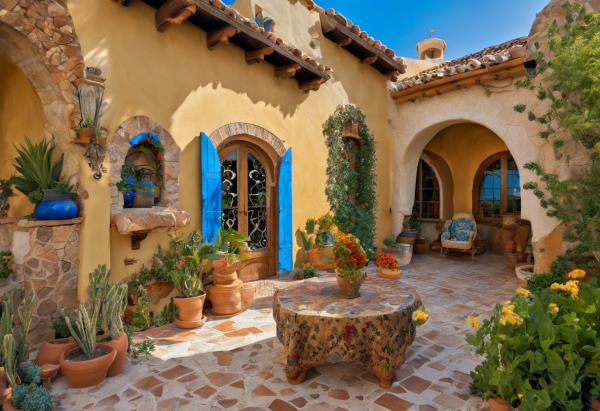 Mediterranean House Exterior