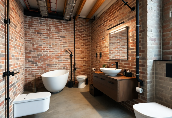 Industrial Bathroom