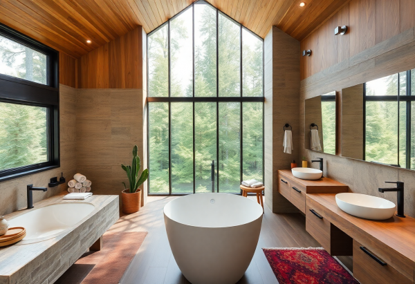 Mid-Century Modern Bathroom