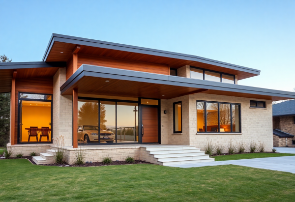 Mid-Century Modern House Exterior