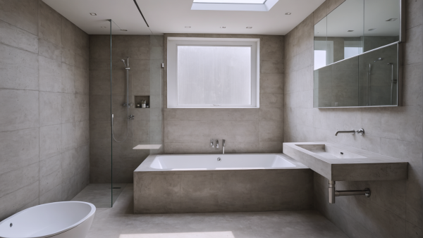 New Contemporary Bathroom