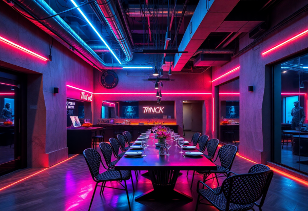 Cyberpunk Dining Room