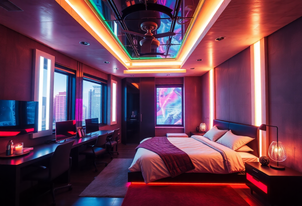 Cyberpunk Bedroom