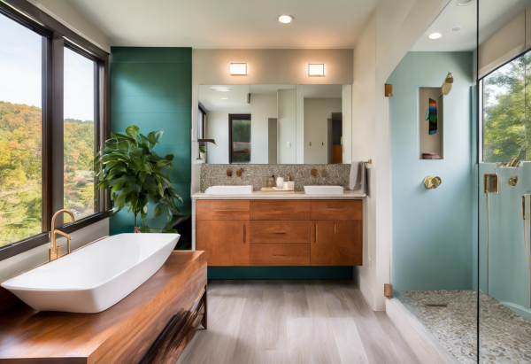 Mid-Century Modern Bathroom