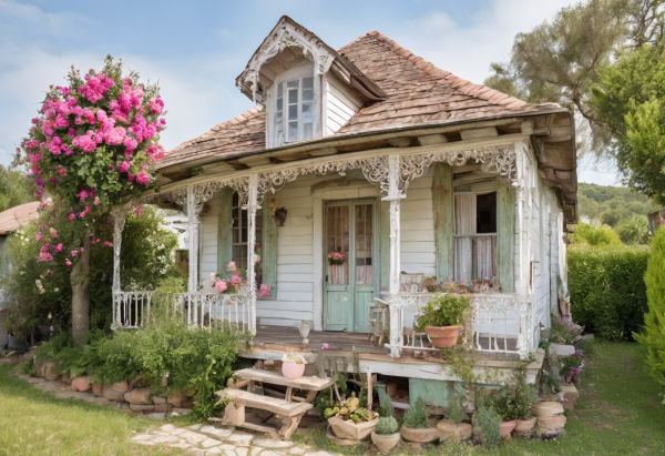 Shabby Chic House Exterior