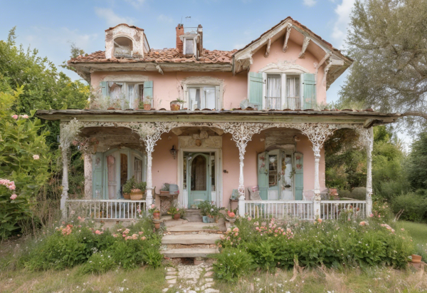 Shabby Chic House Exterior